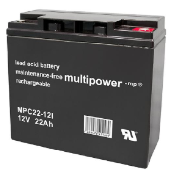 multipower-mp® AGM Bleiakkumulator MPC22-12 12V 22Ah zyklenfähig